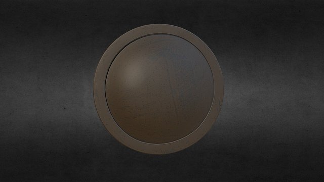 Spartan Shield 3D Model