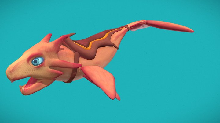 Dragon Whale 3D Model