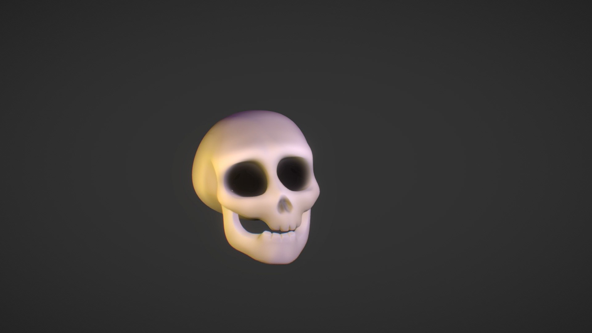 Toon Skull - 3D model by Pedro.Flores [cb96445] - Sketchfab