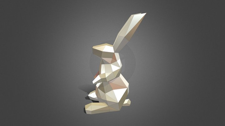 绿色兔子 3D Model