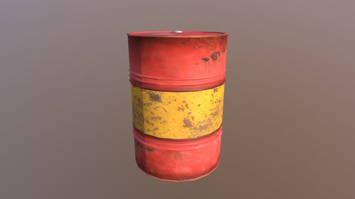 Barrel 3D Model