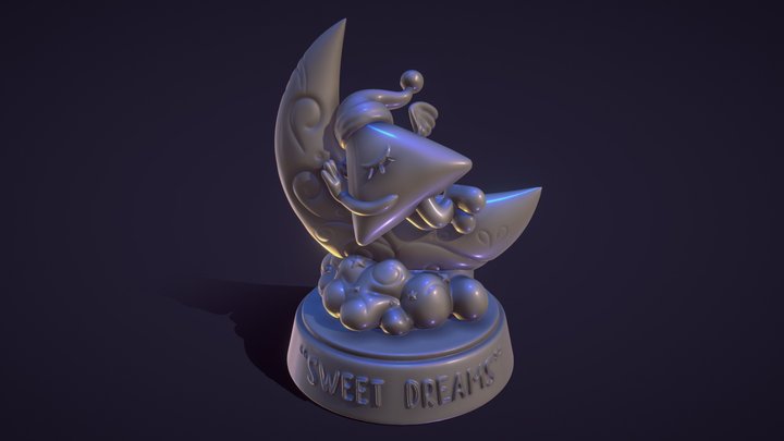 Sleepy Bill Cipher ('Book Of Bill' My Remake) 3D Model