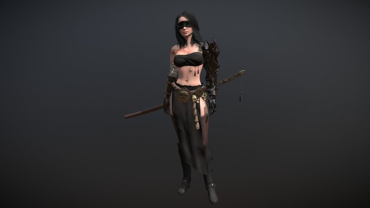 Demon Character 3D Model