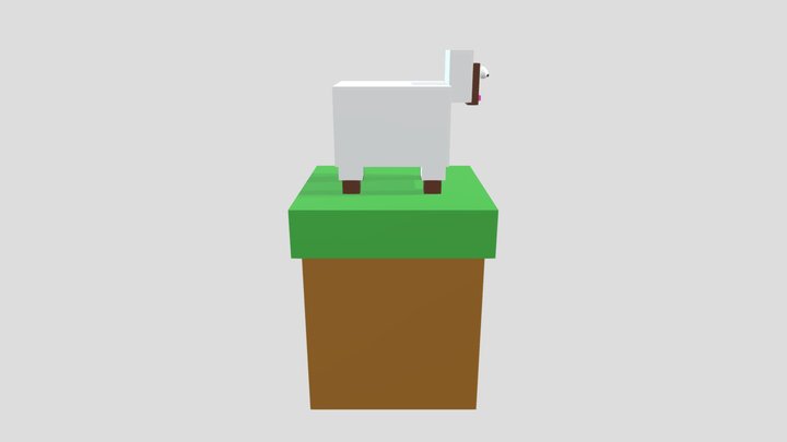 funny sheep 3D Model