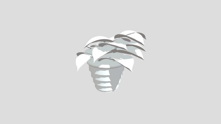 Potted Plant 3D Model