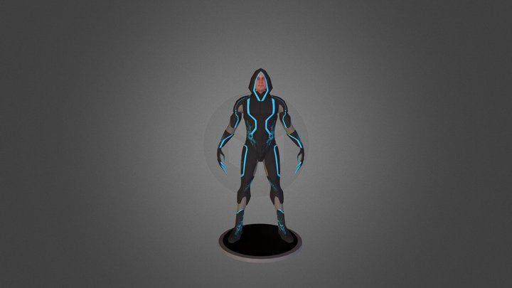 Tron_Character_Concept 3D Model