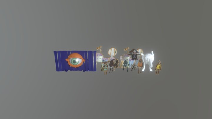 Panic room stuff v2 3D Model