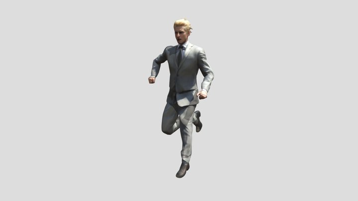 Trump Run 3D Model