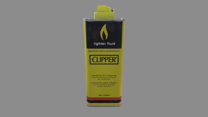 Lighter Fluid 3D Model