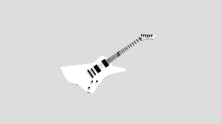 Explorer electric guitar