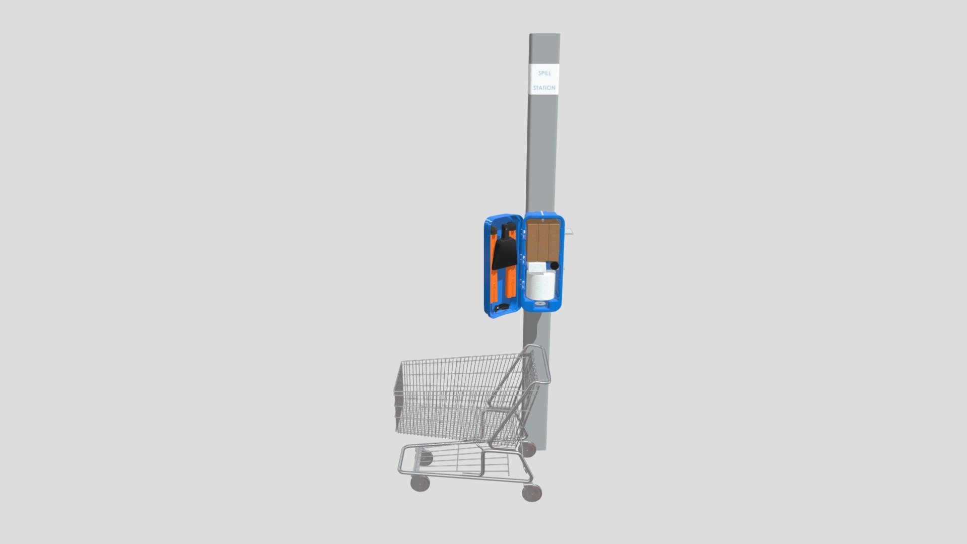 Walmart Spill Station 1 3D model by siliconkibou [cb9d39b] Sketchfab