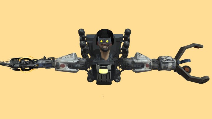 Skibidi Engineer toilet-1869 3D Model