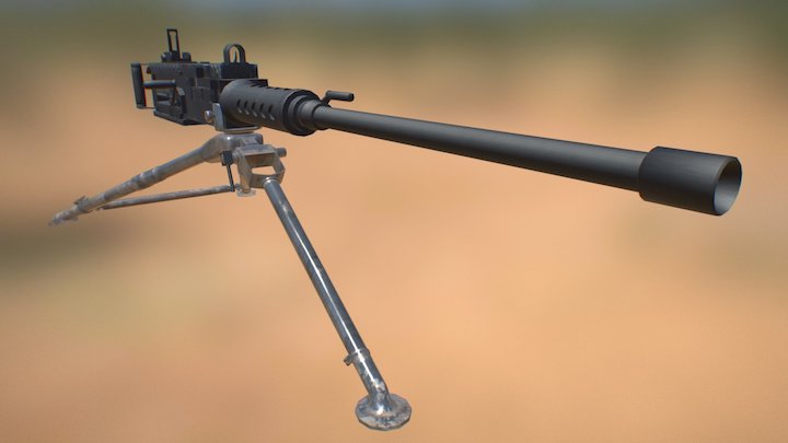 Browning M2 50.cal 3D Model