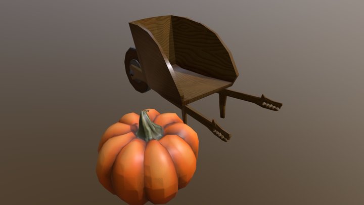 Cart_Garden_Hobbitstyle 3D Model