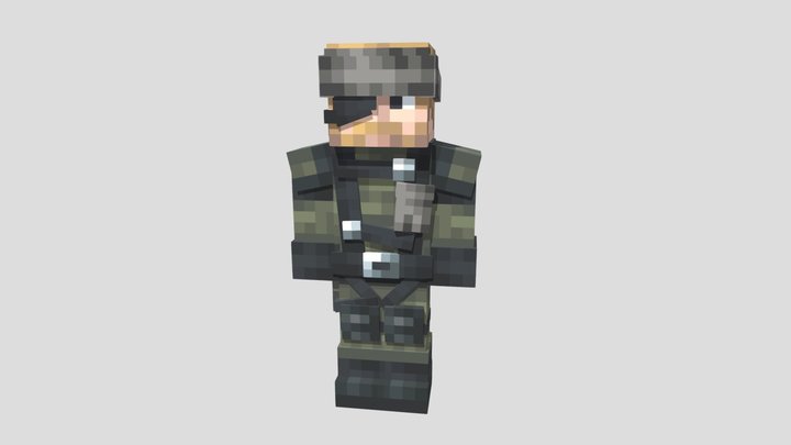 Snake Custom Armor 3D Model