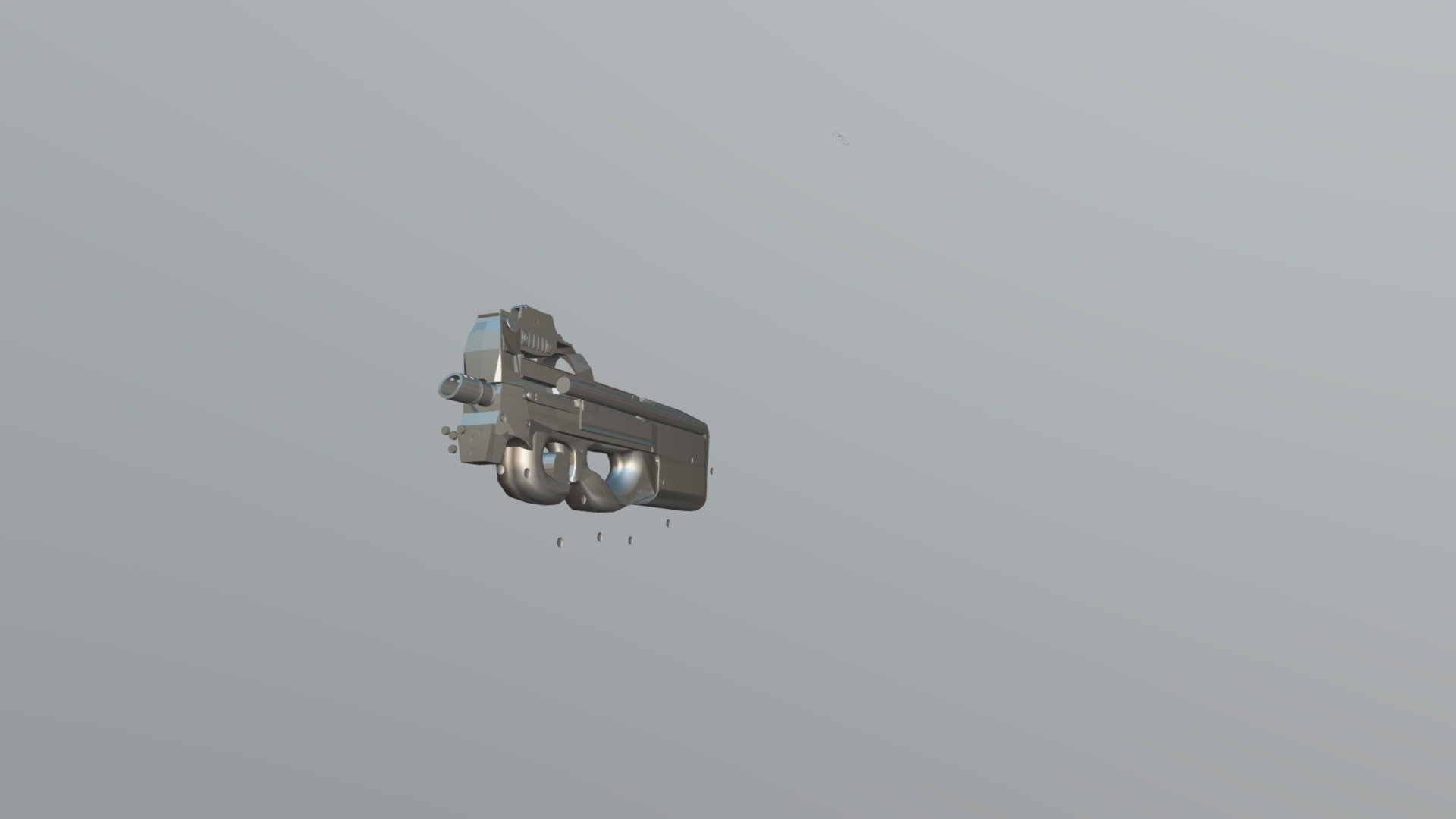Cartoonish/Low Poly P90 - Download Free 3D model by blackwidowd600 ...