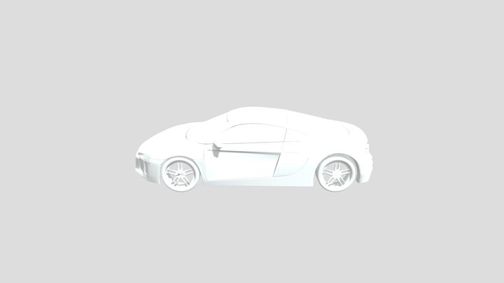 Audi-R8 3D Model