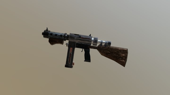Homemade_SMG 3D Model
