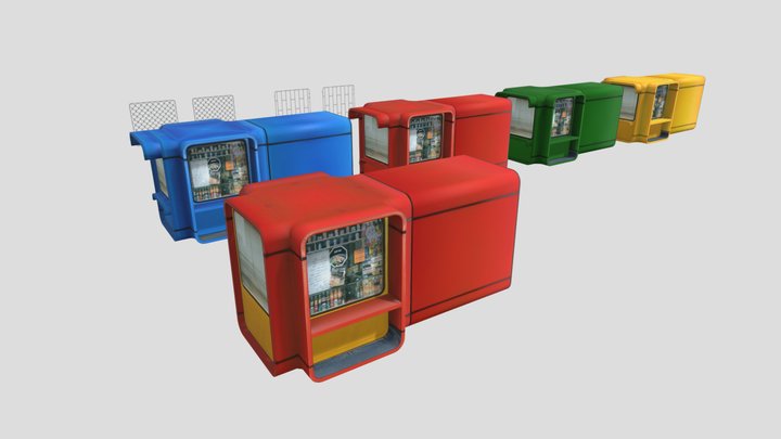 Kiosk K67 3D Model