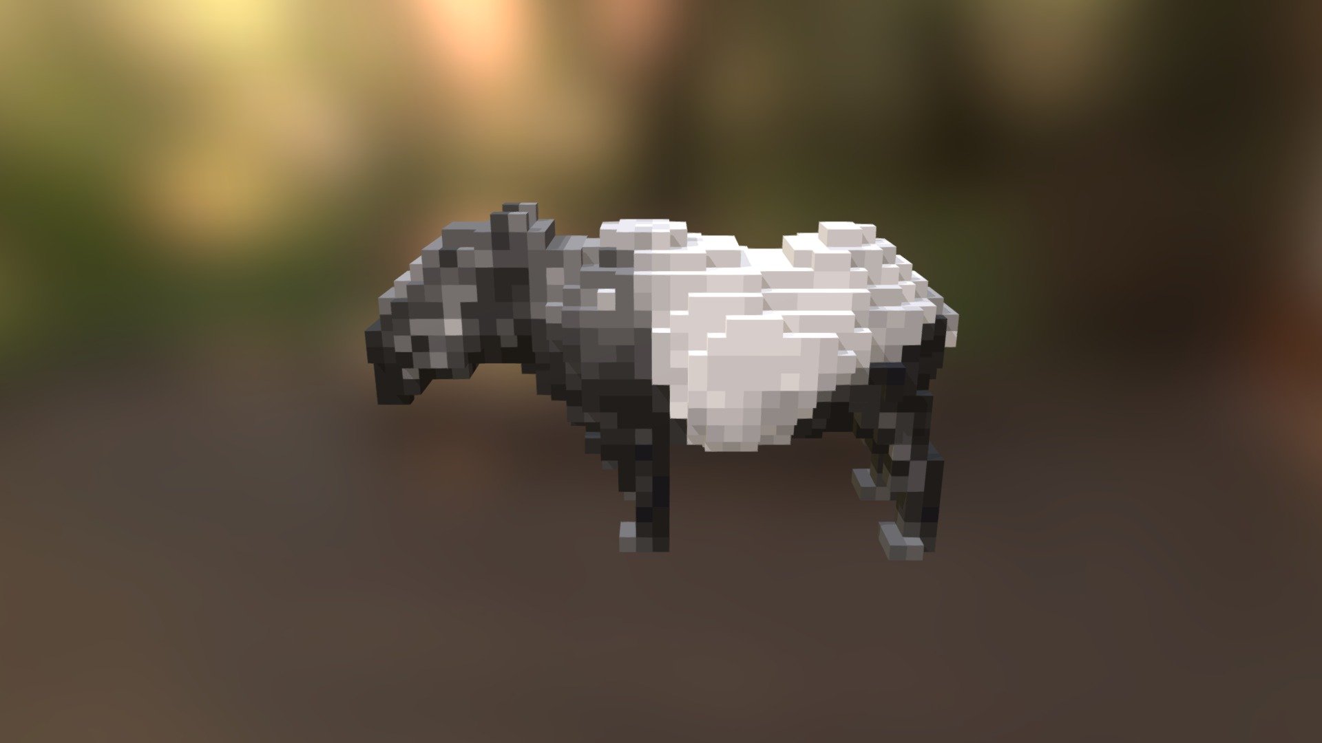 Malayan Tapir Voxel