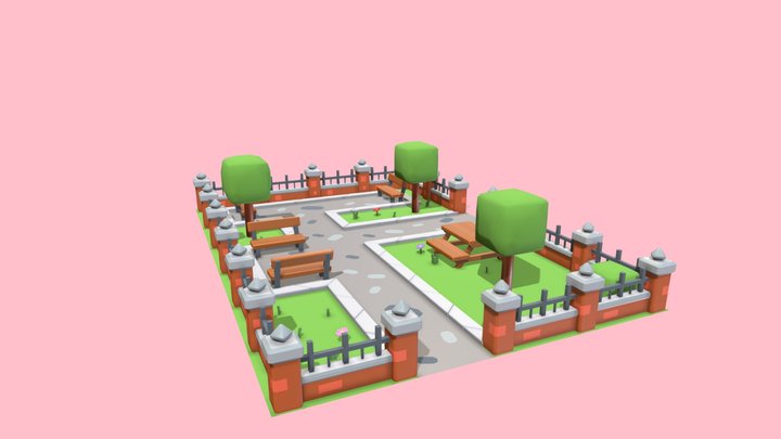 Park 3D Model