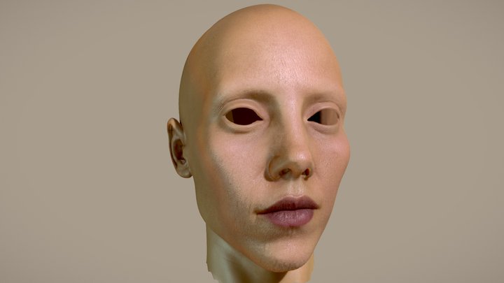 Eyşan Head Sculpt 3D Model