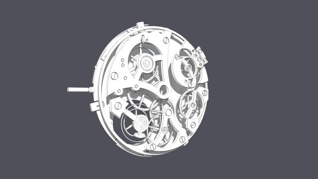 Clockwork 3D Model