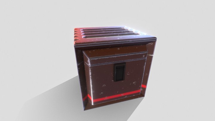 Armament Storage container 3D Model