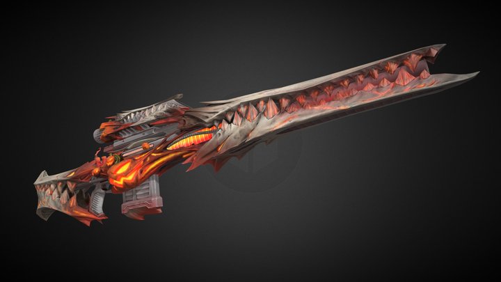 Eternal M82 - Pumpknight | Bloodstrike 3D Model