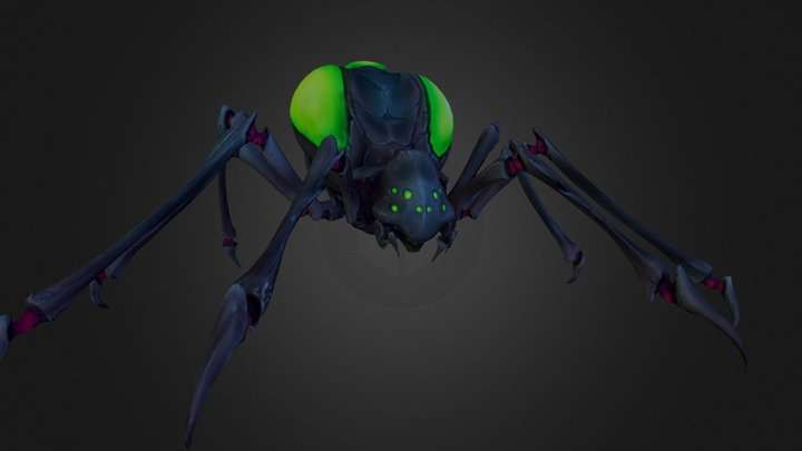 Dark_Sky- Small spider 3D Model