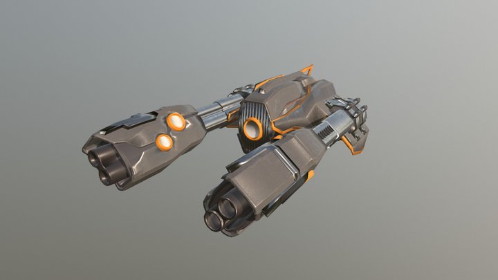 Shotgun 3D Model