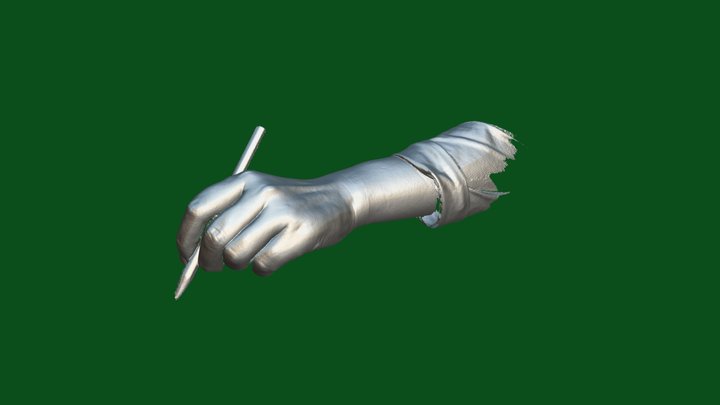 hand holding a pencil – Modello 3D gratuito STL