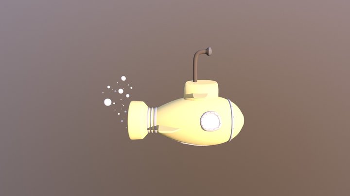 Submarine By Gravity 3D Model