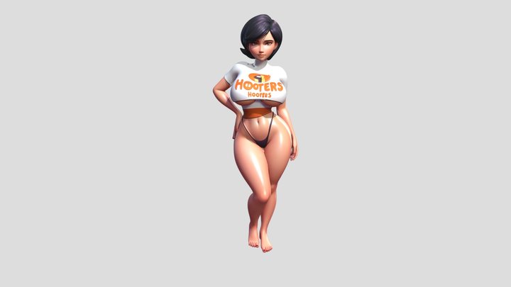 helen parr incredibles 3D Model