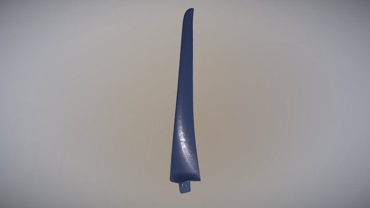 Small Wind Turbine Blade 3D Model