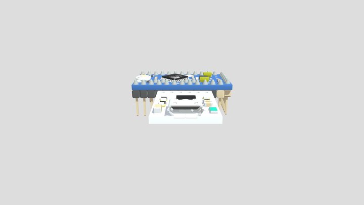 Modulo Procesador 3D Model