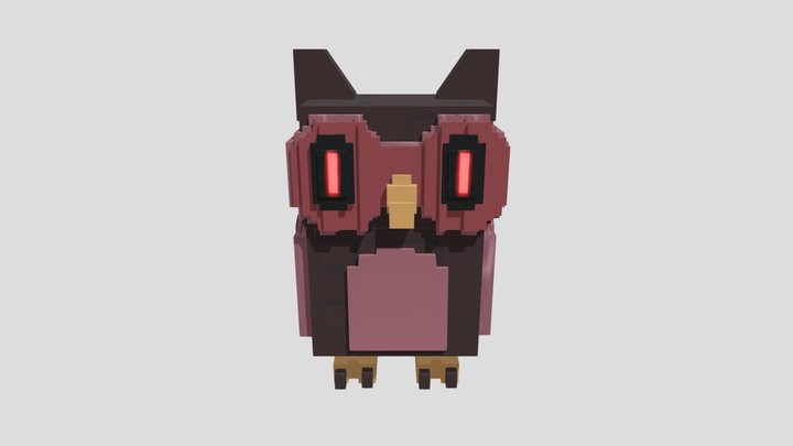 Grow a Garden Blood Owl 3D Model