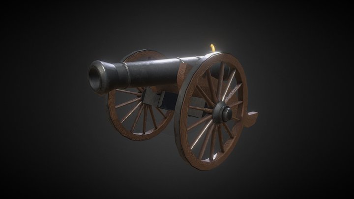 War Cannon 3D Model