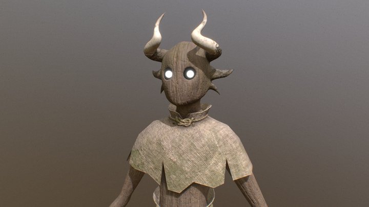 Fantasy Forest Creature 3D Model