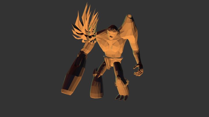 Shake Anim- Titan 3D Model