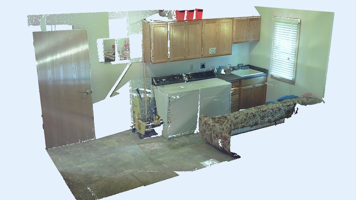 UW-Platteville Crime Scene House - Laundry Room 3D Model