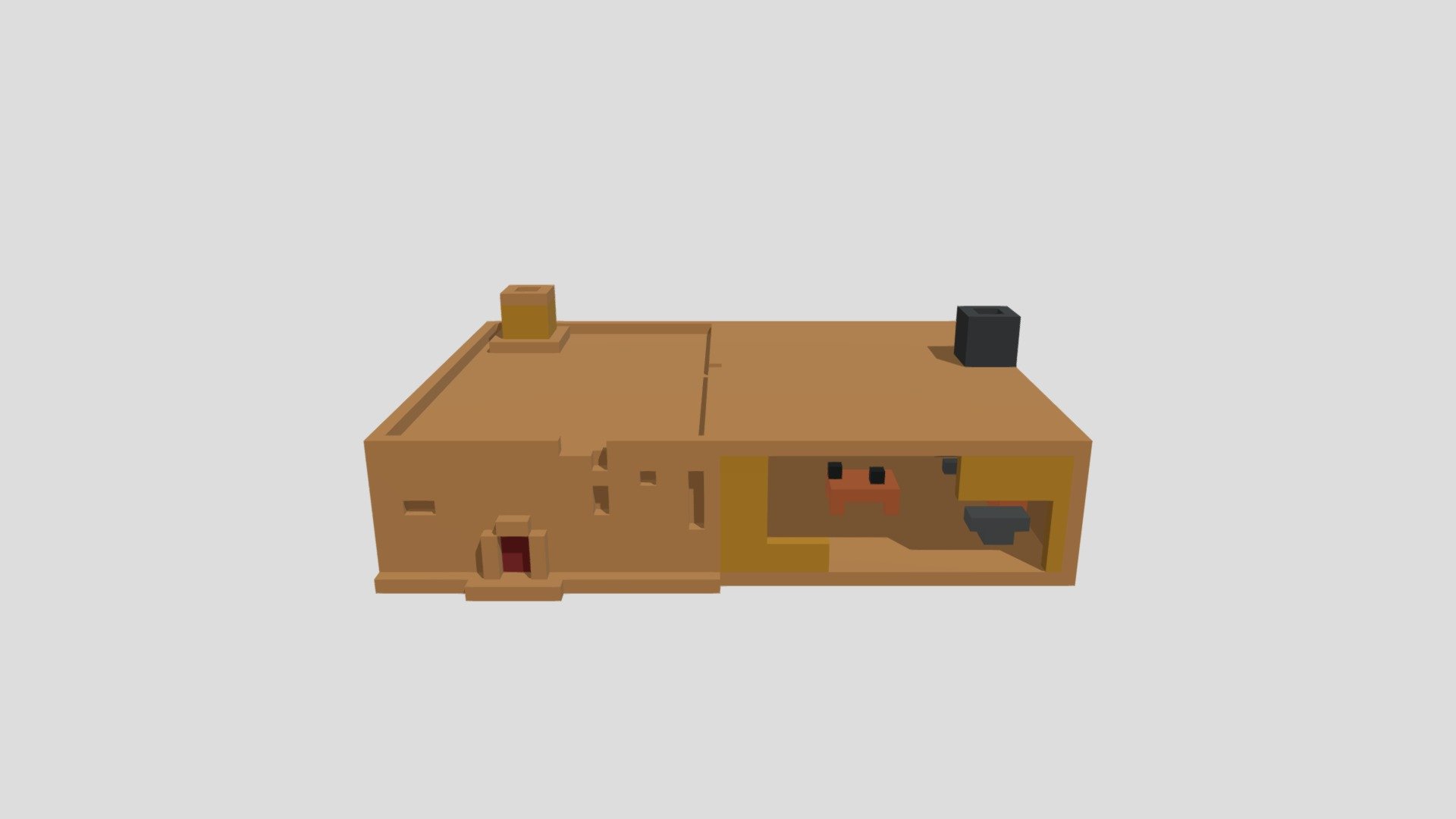 Low Poly Blacksmith