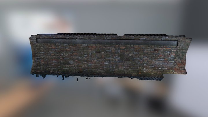 Brick Wall (Photogrammetry) 3D Model