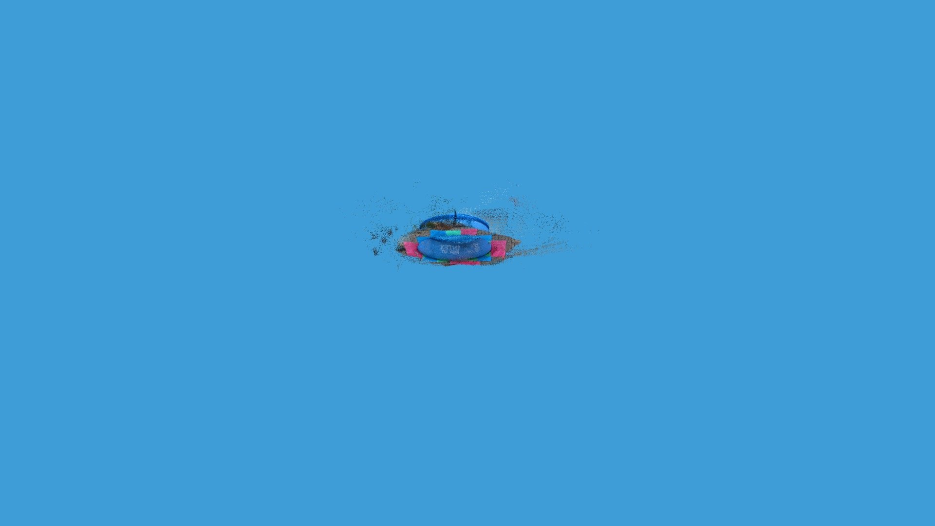 Day 37: Big Blue UFO - Download Free 3D model by tomburtonwood [cbabe27 ...