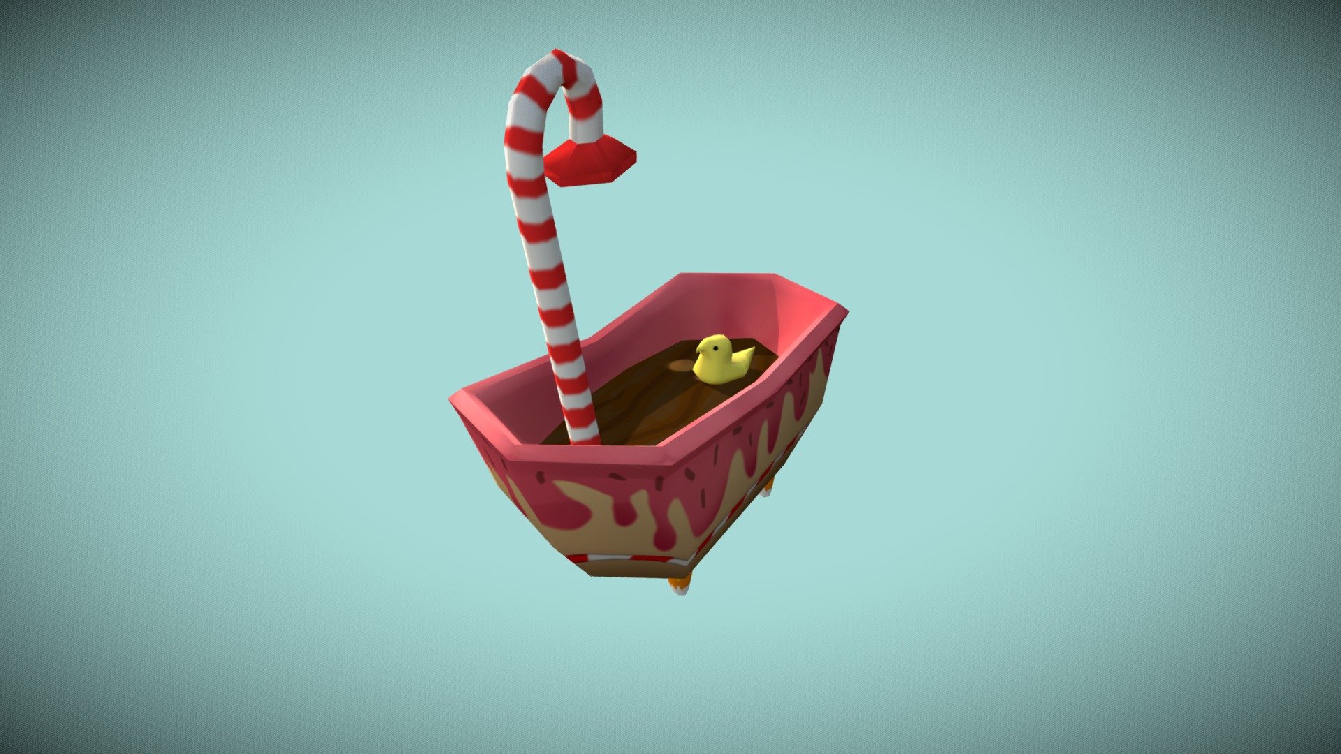 Proptober Day 3 - Doughnut Bathtub