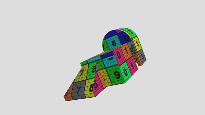 UV Building Build 3D Model