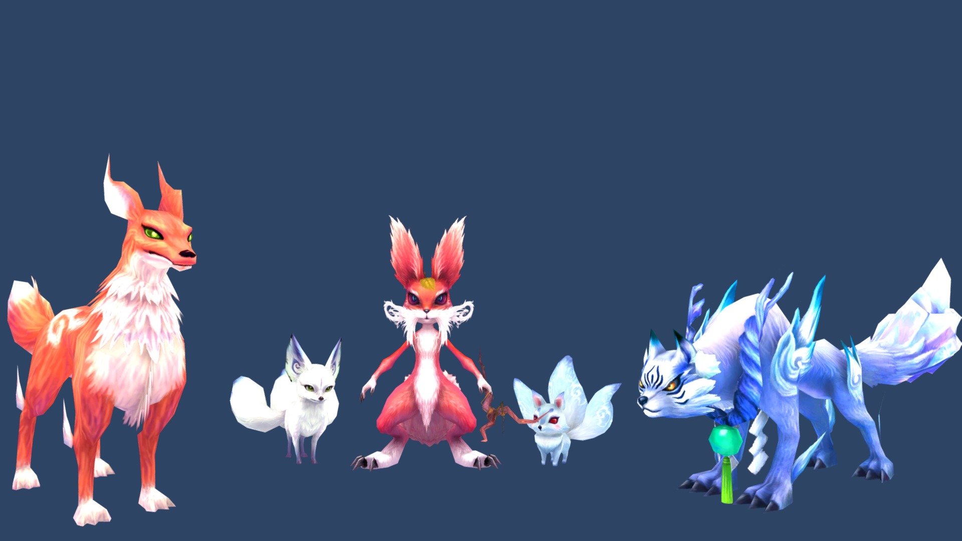 Foxes — Sketchfab embed 3D viewer