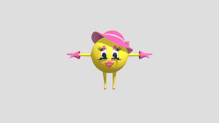 Pac- Mom 3D Model