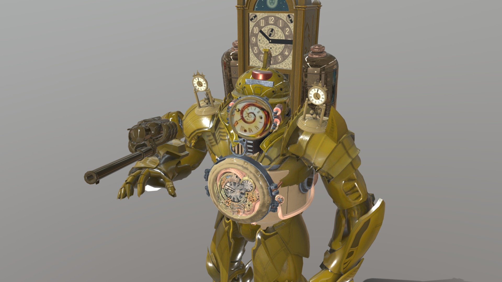 Titan Clockman - 3D model by j gmanfromhl2 cbadb22