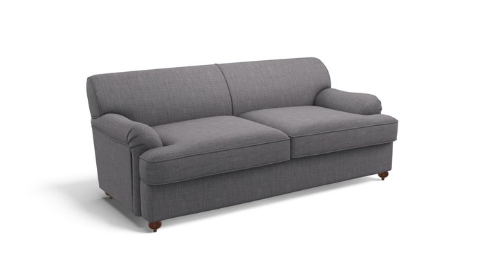 Orson 3 Seater Sofa Bed, Graphite Grey 3D Model